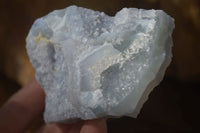 Natural Etched Blue Chalcedony Specimens  x 6 From Nsanje, Malawi - Toprock Gemstones and Minerals 