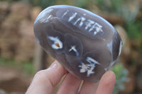 Polished Mixed Agate Standing Free Forms  x 6 From Madagascar
