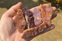 Natural Small Dark "Amethystos" Amethyst Clusters x 35 From Kwaggafontein, South Africa - TopRock