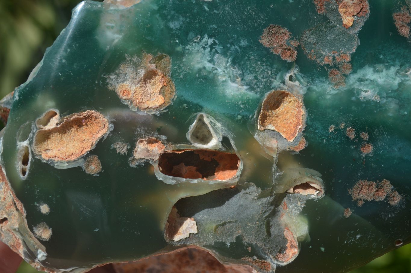 Polished Green Mtorolite / Chrome Chrysoprase Plates  x 2 From Zimbabwe - Toprock Gemstones and Minerals 