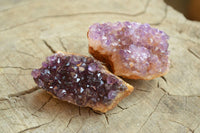 Natural Small Dark "Amethystos" Amethyst Clusters x 35 From Kwaggafontein, South Africa - TopRock