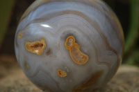 Polished Agate Spheres x 2 From Madagascar - Toprock Gemstones and Minerals 