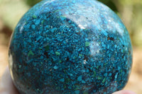 Natural Chrysocolla Conglomerate Sphere x 1 From Congo - TopRock