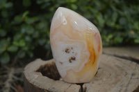 Polished Mixed Agate Standing Free Forms  x 6 From Madagascar