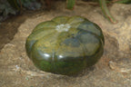 Polished Green Verdite Pumpkin Carving x 1 From Mazoe, Zimbabwe - Toprock Gemstones and Minerals 