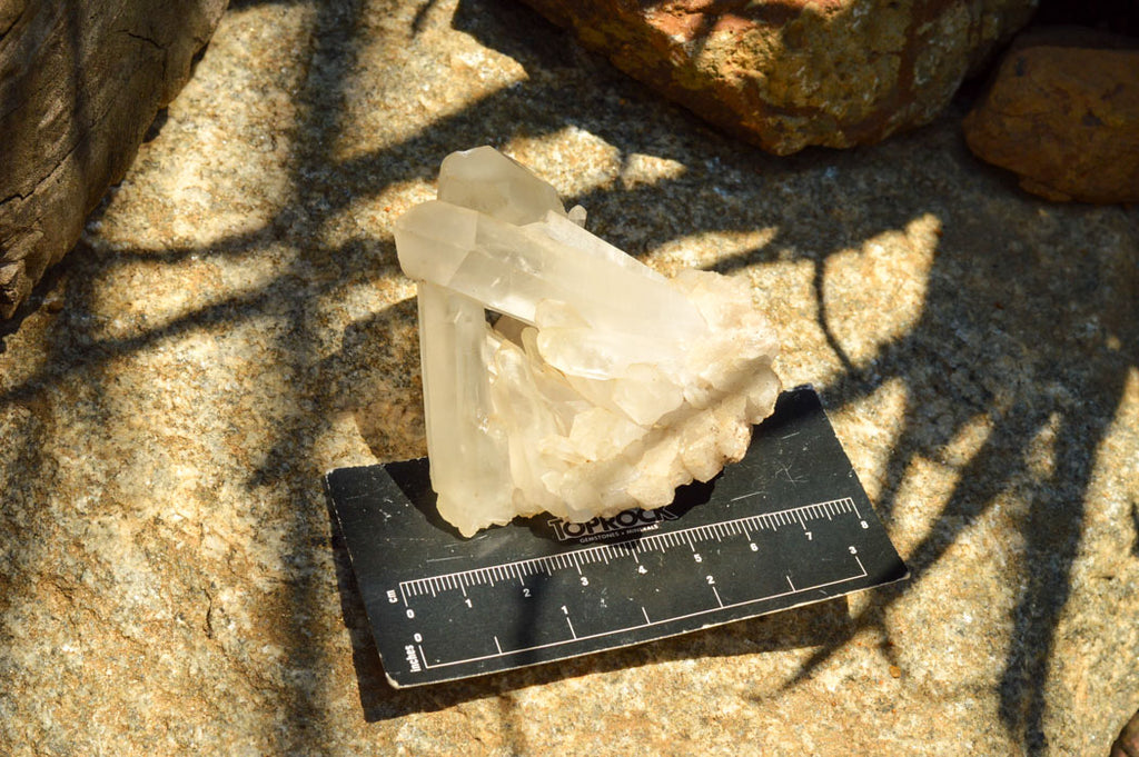 Natural Mixed Quartz Clusters  x 6 From Madagascar - TopRock