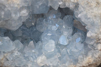 Natural Blue Celestite Geode Specimen  x 1 From Sakoany, Madagascar