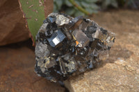 Natural Schorl Black Tourmaline Specimens x 6 From Erongo, Namibia - Toprock Gemstones and Minerals 
