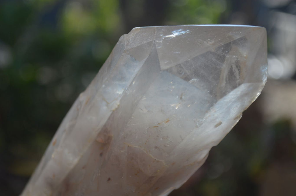 Natural Semi Polished Quartz Crystals x 2 From Angola - Toprock Gemstones and Minerals 