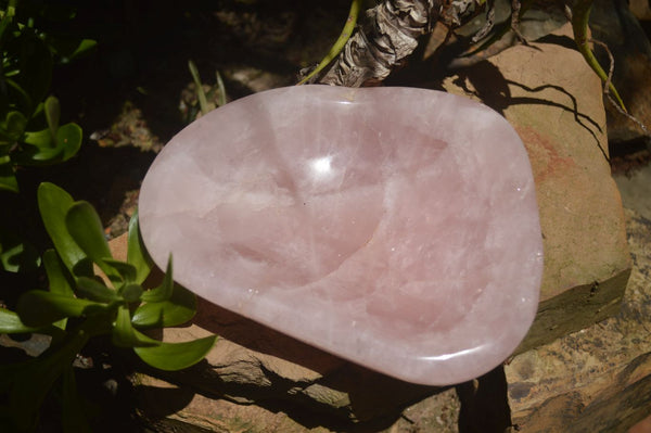 Polished Rose Quartz Bowl  x 1 From Ambatondrazaka, Madagascar - TopRock