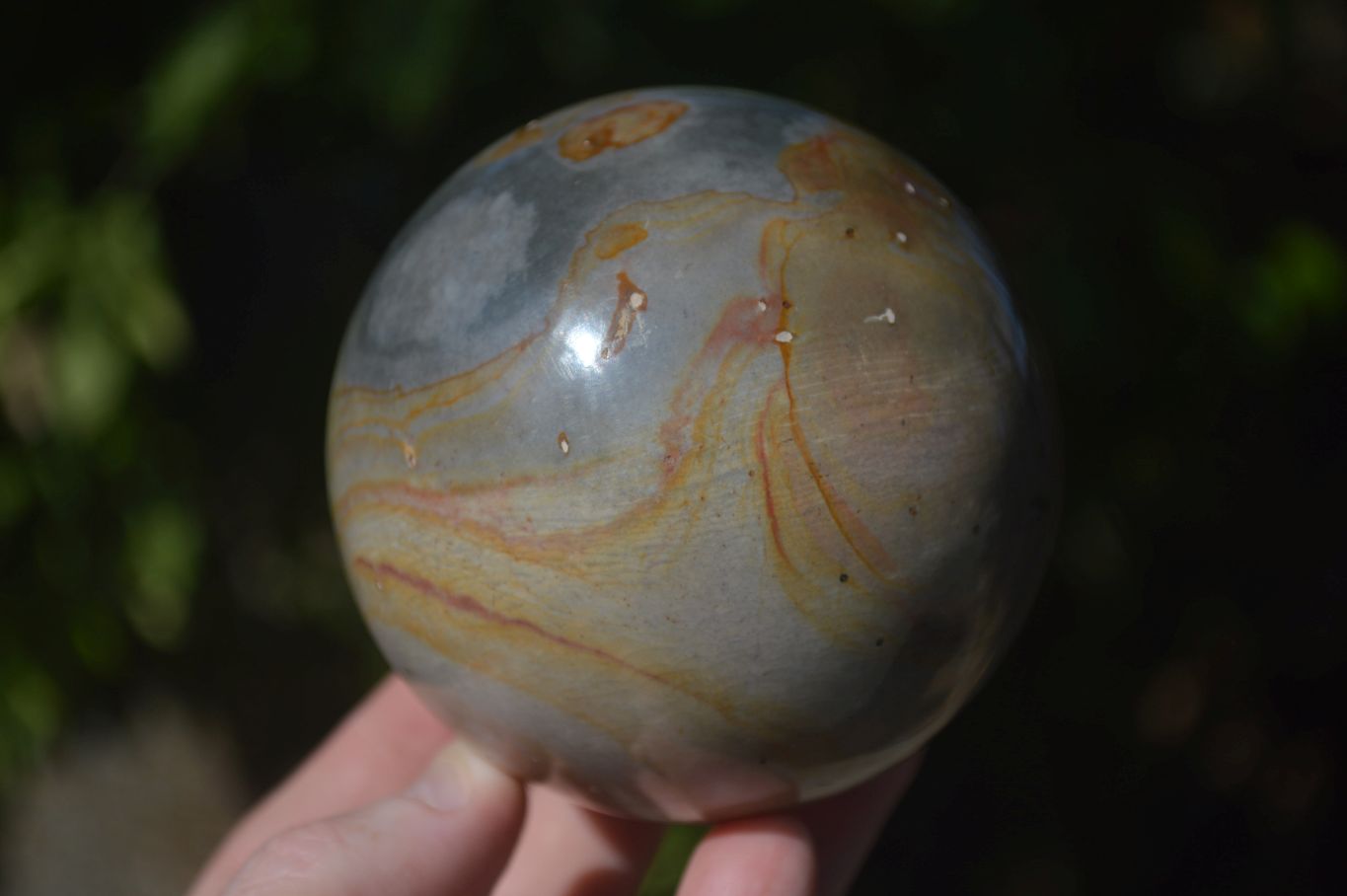 Polished Polychrome / Picasso Jasper Spheres  x 3 From Madagascar - Toprock Gemstones and Minerals 