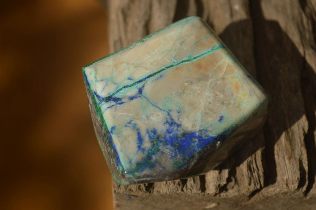 Polished  Blue Shattuckite Free Forms x 6 From Kaokoveld, Namibia - Toprock Gemstones and Minerals 