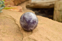 Polished Dream Amethyst Spheres  x 3 From Madagascar - TopRock