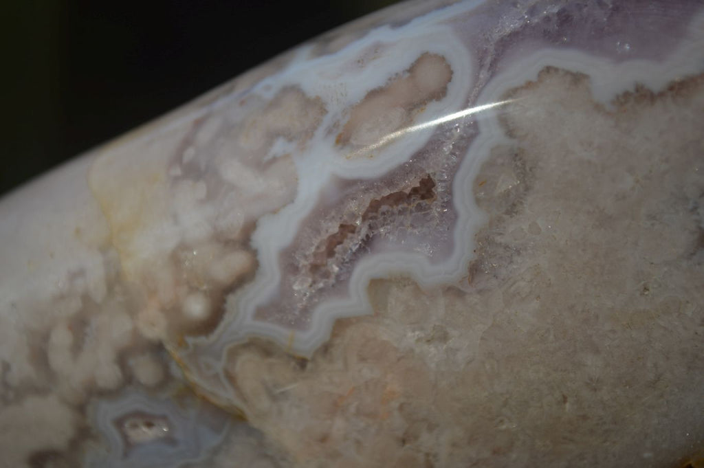 Polished Mixed Agate Standing Free Forms  x 3 From Madagascar - Toprock Gemstones and Minerals 