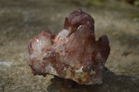 Natural Red Hematoid Quartz Specimens x 7 From Karoi, Zimbabwe - Toprock Gemstones and Minerals 