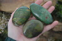 Polished Green Verdite Free Forms x 6 From Zimbabwe - Toprock Gemstones and Minerals 