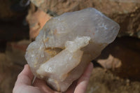 Natural Semi Polished Quartz Crystals x 2 From Angola - Toprock Gemstones and Minerals 