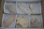 Natural Clear Quartz Crystal Specimens  x 6 From Zambia - Toprock Gemstones and Minerals 