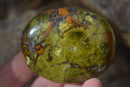 Polished Green Opal Galet / Palm Stones x 12 From Antsirabe, Madagascar - Toprock Gemstones and Minerals 