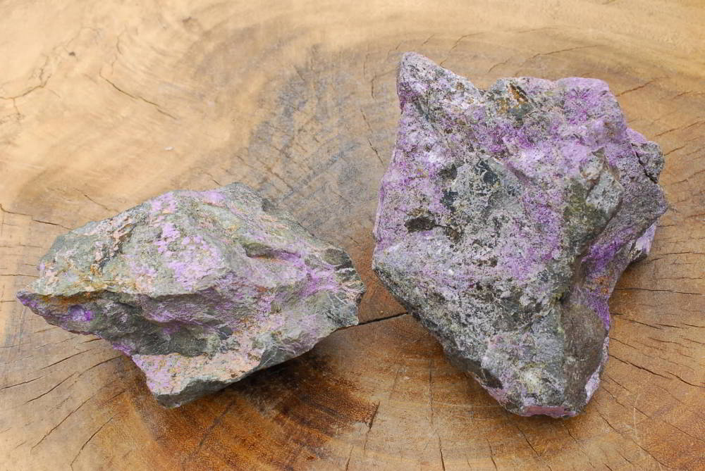Natural Rare Stichtite & Green Serpentine Specimens x 2 From Barberton, South Africa - TopRock