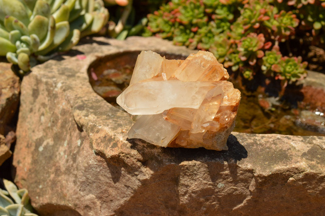 Natural Mixed Quartz Clusters  x 6 From Madagascar - TopRock