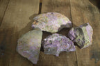 Natural Rough Stichtite & Serpentine Specimens x 4 From Barberton, South Africa - Toprock Gemstones and Minerals 