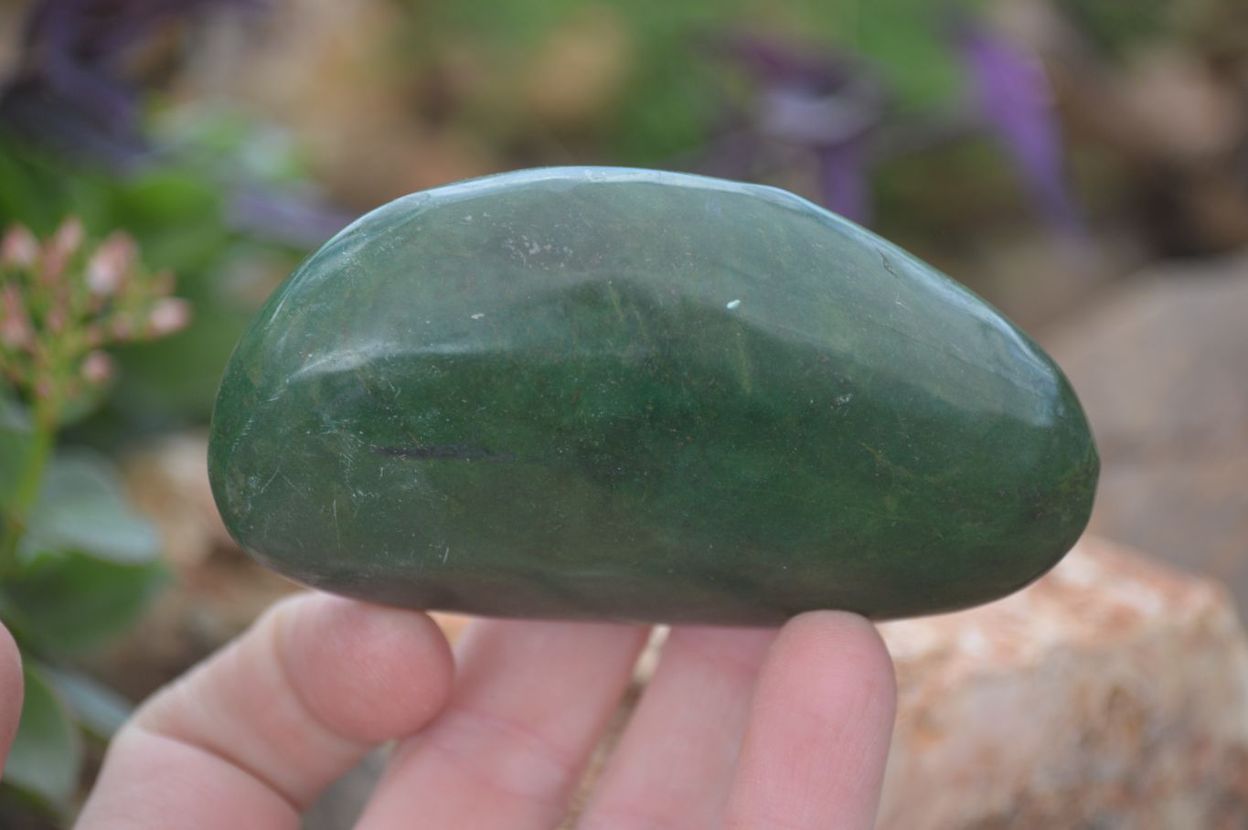 Polished Green Verdite Free Forms x 6 From Zimbabwe - Toprock Gemstones and Minerals 