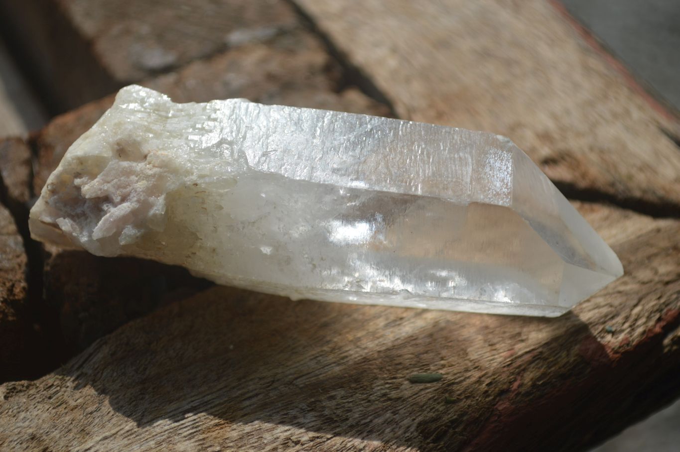 Natural Clear Quartz Crystal Specimens  x 6 From Zambia - Toprock Gemstones and Minerals 