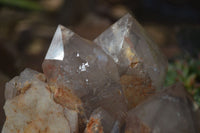 Natural Red Hematoid Phantom Quartz Cluster x 1 From Karoi, Zimbabwe - Toprock Gemstones and Minerals 