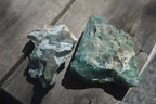 Natural Green Mtorolite / Chrome Chrysoprase Cutting Material  x 5 From Zimbabwe - Toprock Gemstones and Minerals 