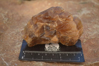 Natural Honey Aragonite Etched & Cobbed Pieces  x 6 From Namibia - Toprock Gemstones and Minerals 