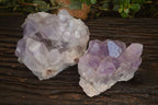 Natural Jacaranda Amethyst Clusters x 2 From Mumbwe, Zambia - Toprock Gemstones and Minerals 