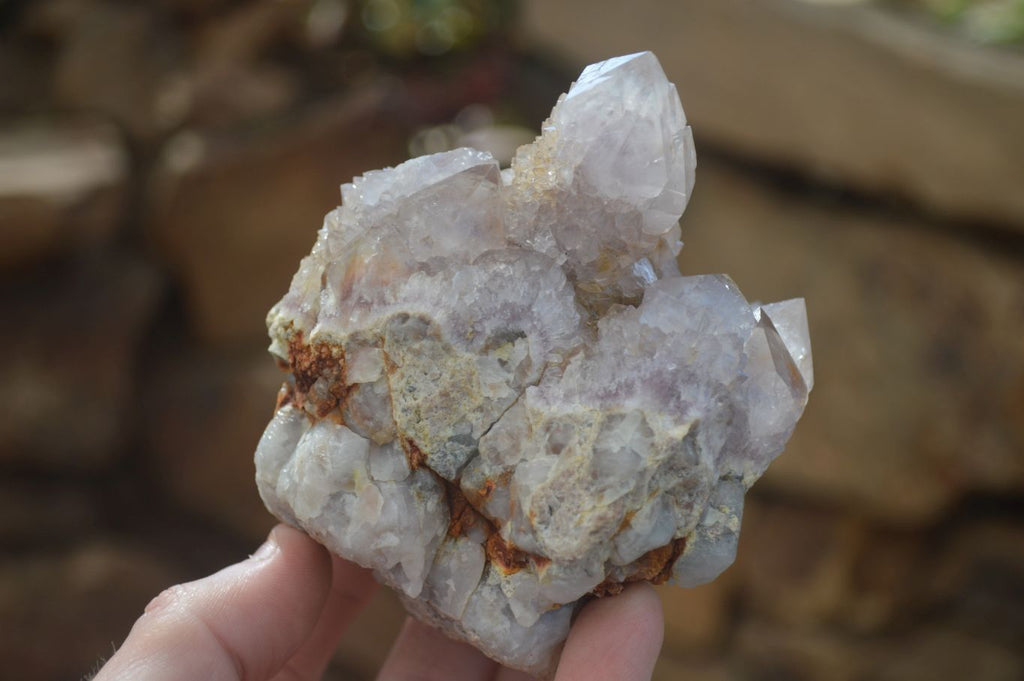 Natural Smokey Amethyst Spirit Quartz Specimens x 12 From Boekenhouthoek, South Africa - Toprock Gemstones and Minerals 