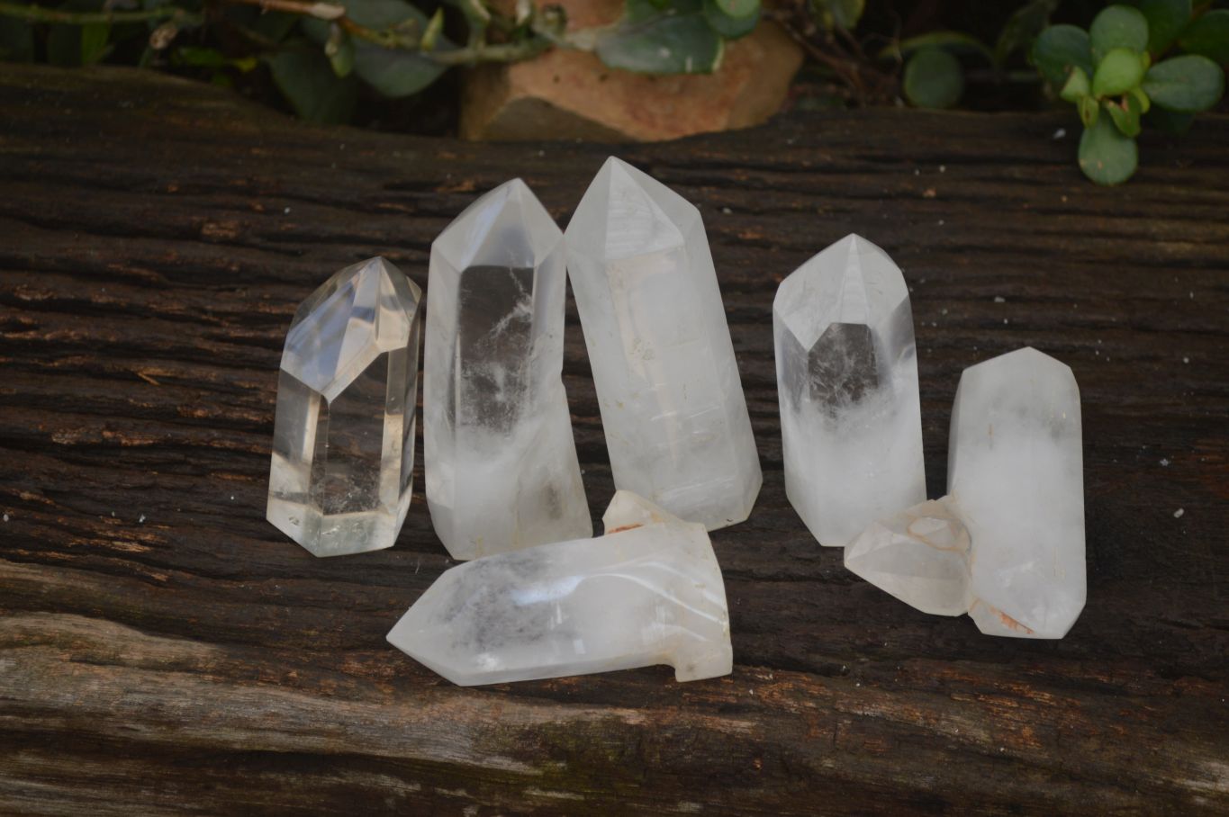 Polished Stunning Selection Of Clear Quartz Points  x 6 From Madagascar - Toprock Gemstones and Minerals 