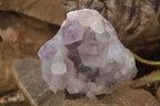 Natural Jacaranda Amethyst Clusters x 2 From Mumbwe, Zambia - Toprock Gemstones and Minerals 