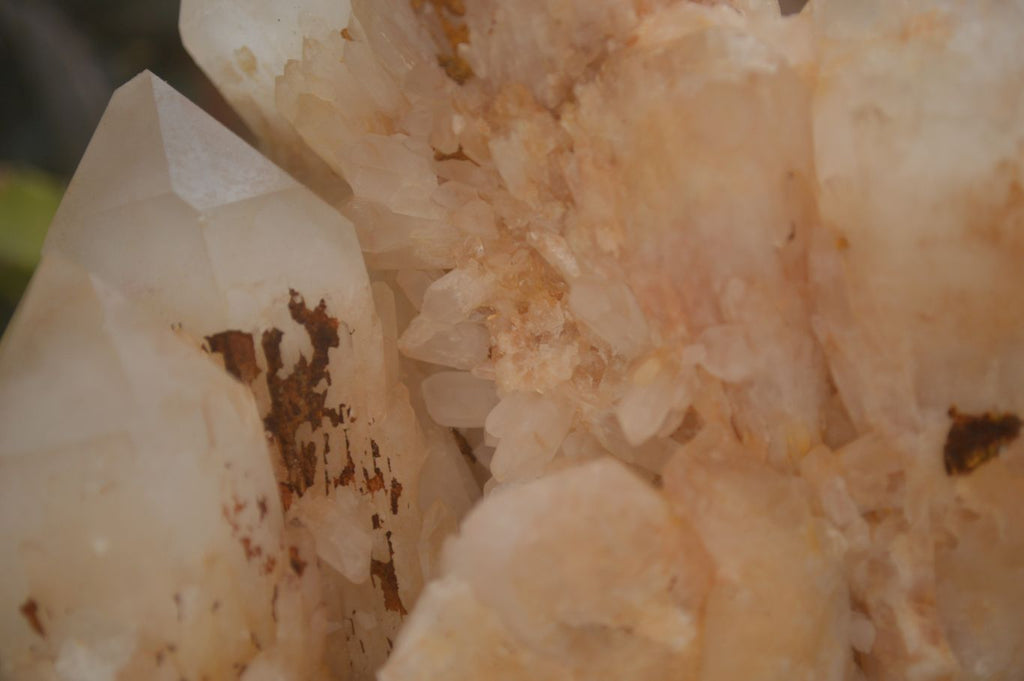 Natural Pineapple Candle Quartz Clusters  x 2 From Madagascar - Toprock Gemstones and Minerals 