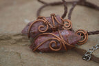 Polished Mixed Copper Wire Wrapped Jewellery Pendants x 6 From Congo - Toprock Gemstones and Minerals 