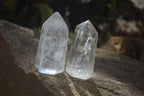 Polished Clear Quartz Crystal Points  x 6 From Madagascar - Toprock Gemstones and Minerals 