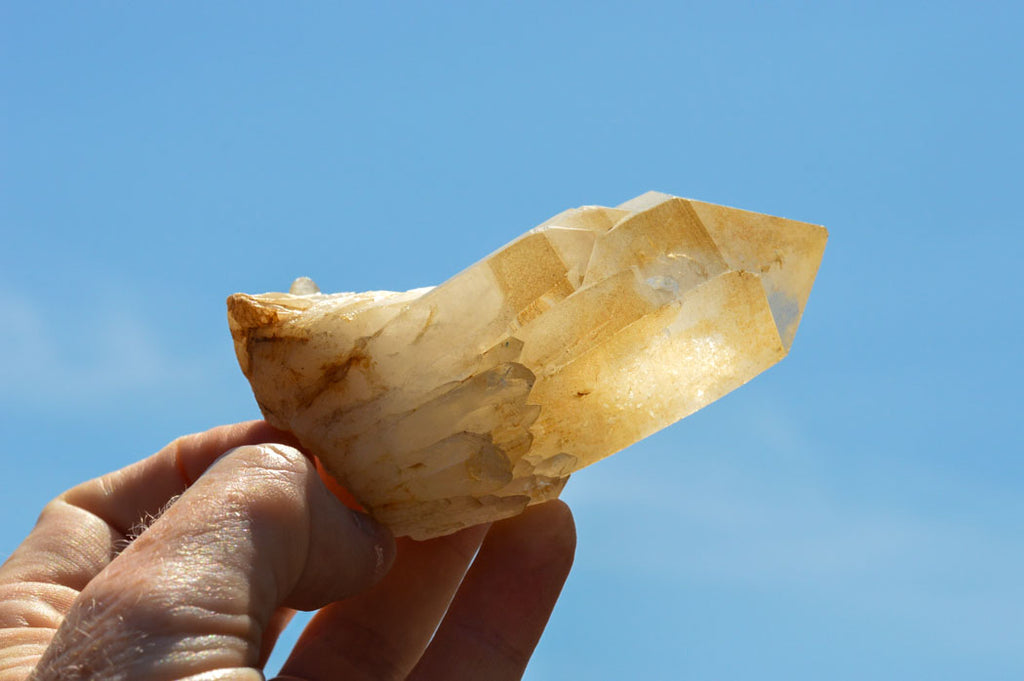 Natural Mixed Quartz Clusters  x 6 From Madagascar - TopRock