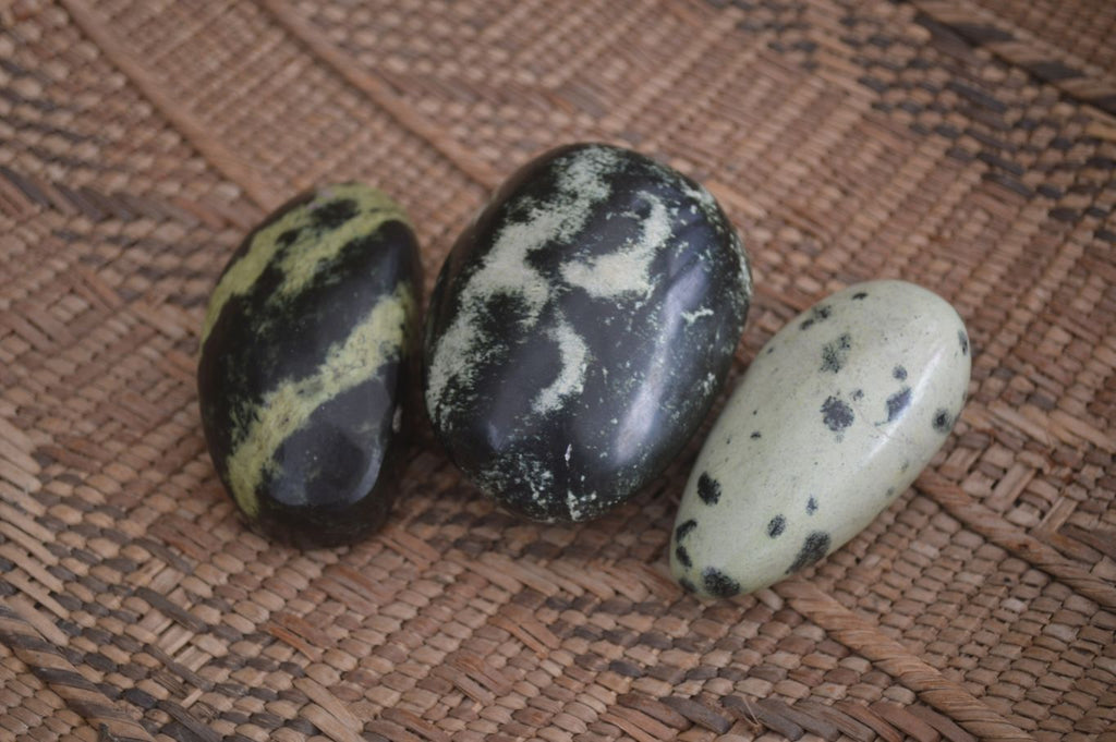 Polished Spotted Leopard Stone Free Forms  x 12 From Zimbabwe - Toprock Gemstones and Minerals 