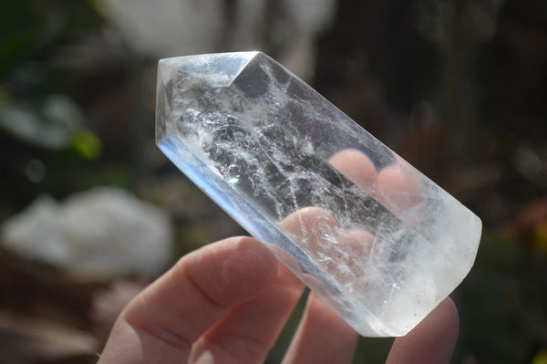 Polished Clear Quartz Crystal Points  x 6 From Madagascar - Toprock Gemstones and Minerals 