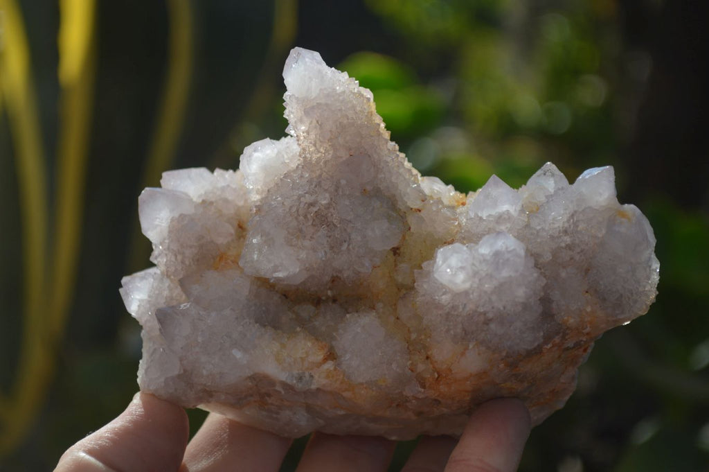 Natural Pale Lilac Spirit Quartz Clusters x 2 From Boekenhouthoek, South Africa - Toprock Gemstones and Minerals 