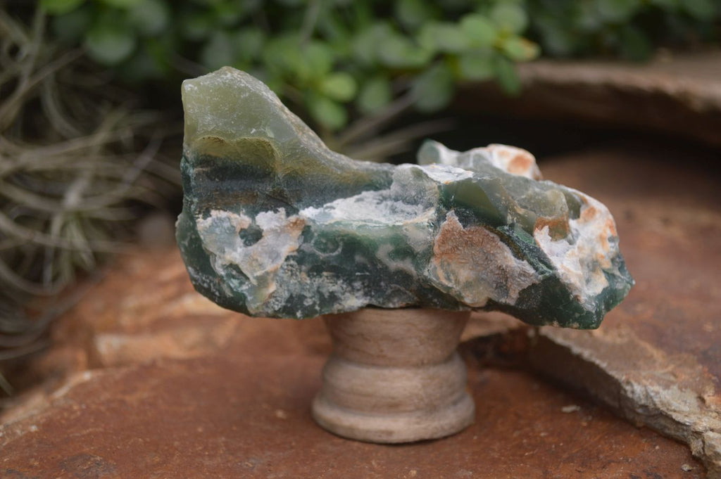 Natural Green Mtorolite / Chrome Chrysoprase Cutting Material  x 5 From Zimbabwe - Toprock Gemstones and Minerals 