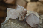Natural Smokey Hematoid Quartz Crystals  x 35 From Madagascar - Toprock Gemstones and Minerals 