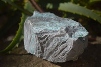 Natural Drusy Coated Chrysocolla Dolomite Specimens x 6 From Likasi, Congo - Toprock Gemstones and Minerals 