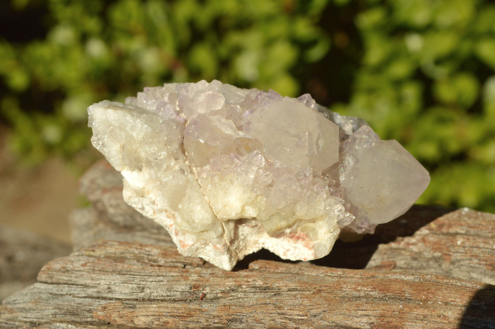 Natural Pale Lilac Spirit Quartz Clusters x 24 From Boekenhouthoek, South Africa - TopRock