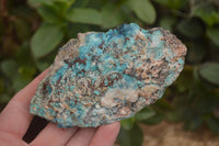 Natural Rough Blue Shattuckite Specimens  x 12 From Namibia - TopRock