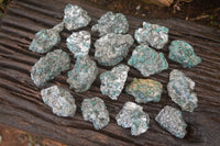 Natural Rare Emerald Mica In Matrix Cobbed Specimens x 20 From Mutoko, Zimbabwe - Toprock Gemstones and Minerals 