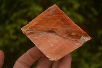 Natural New Sunset Orange Calcite Specimens  x 4 From Spitzkop, Namibia - Toprock Gemstones and Minerals 