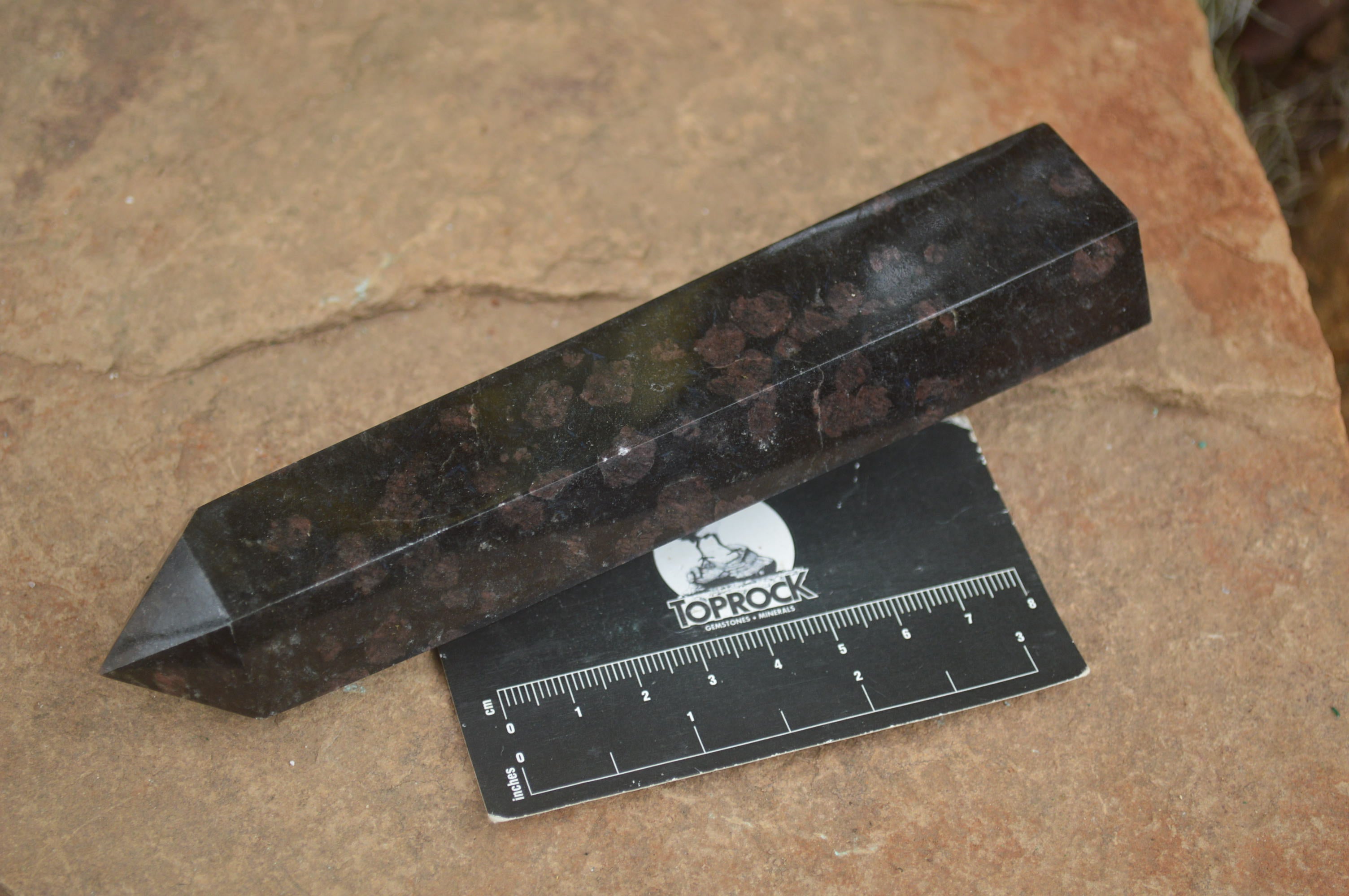 Polished New Sparkling Blue Iolite Points  x 3 From Madagascar - TopRock